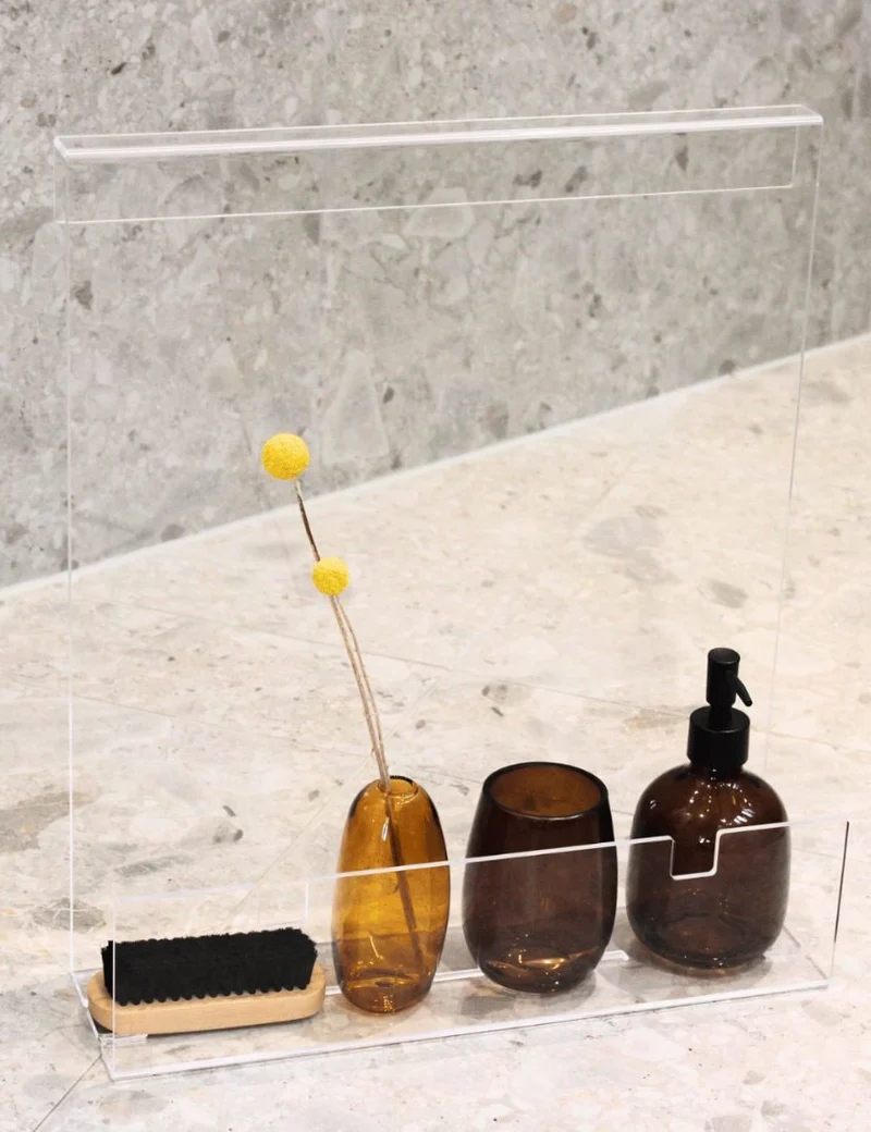 Clear Acrylic Shower Shelf