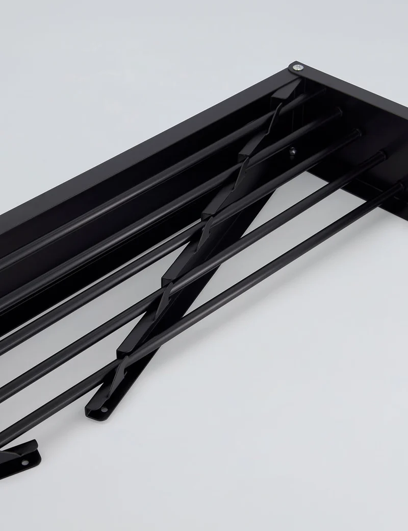 Wall Mounted Drying Rack - Foldable Indoor and Outdoor Drying Rack