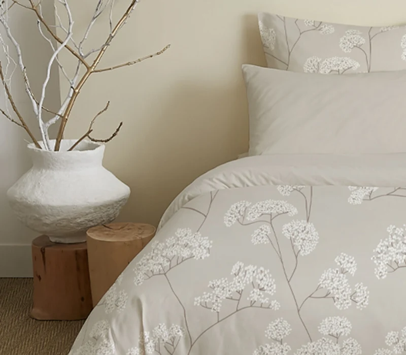Pack 6 pièces Housse de couette Imprimé 220 x 240 cm - Drap housse 160 x 200 cm - 100% Coton 57 Fils