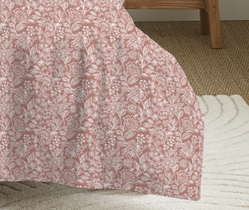 Pack 4 Pièces Housse de couette Imprimé 140 x 200 cm - Drap housse 90 x 190 cm - 100% Coton 57 Fils