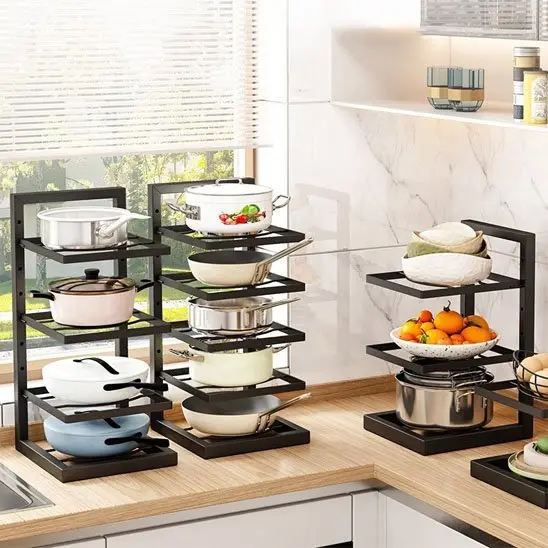 Rangement sous évier ajustable