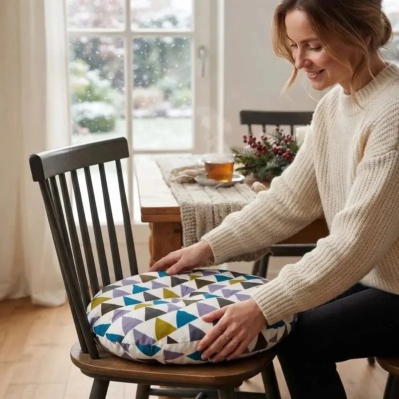 Coussin de chaise 40x40 confortable - 8 couleurs