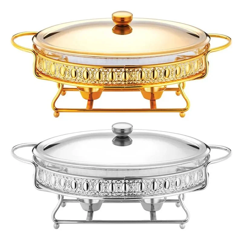 Ensemble buffet chauffe-plats, gardez vos plats chauds