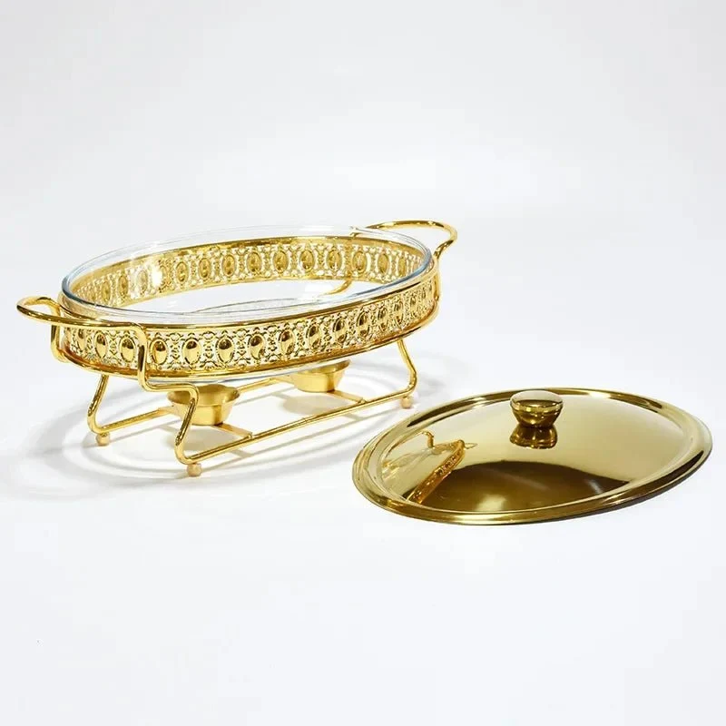 Ensemble buffet chauffe-plats, gardez vos plats chauds