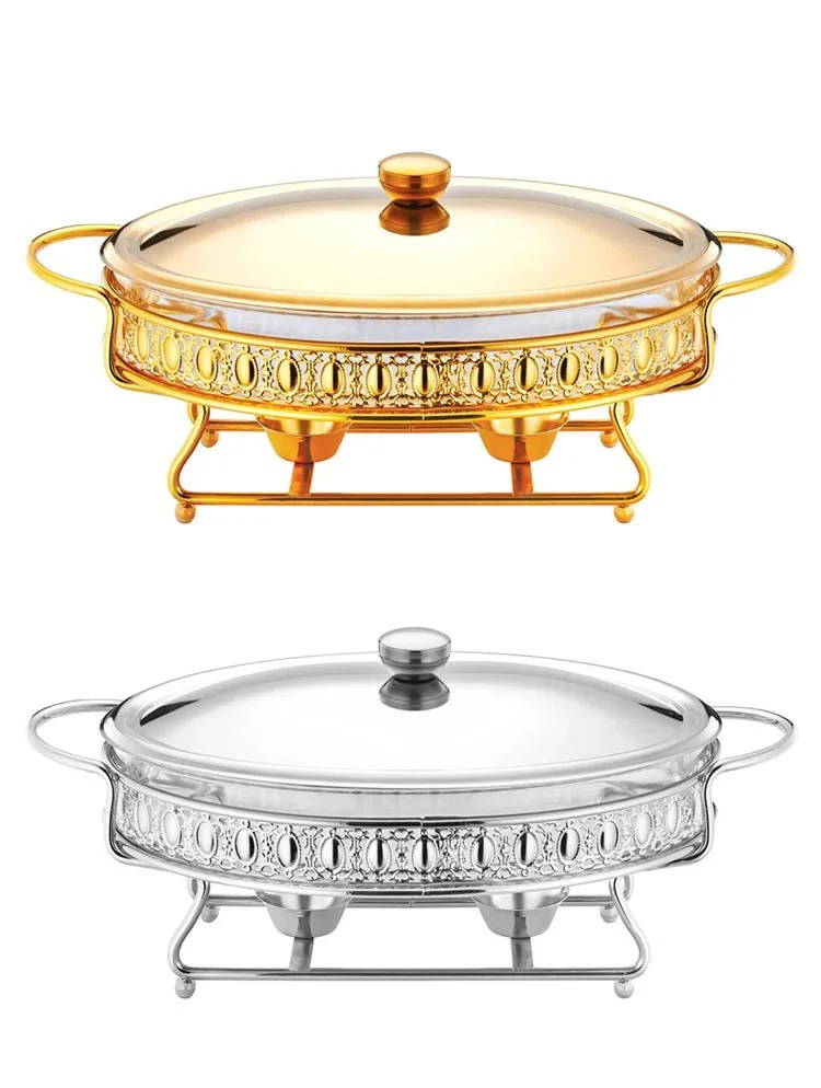Ensemble buffet chauffe-plats, gardez vos plats chauds