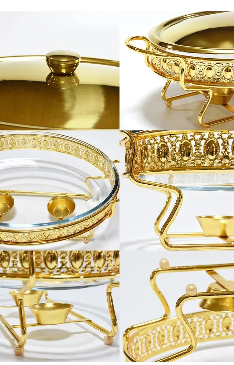Ensemble buffet chauffe-plats, gardez vos plats chauds