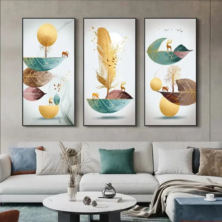 Toile d'art moderne pour décorations