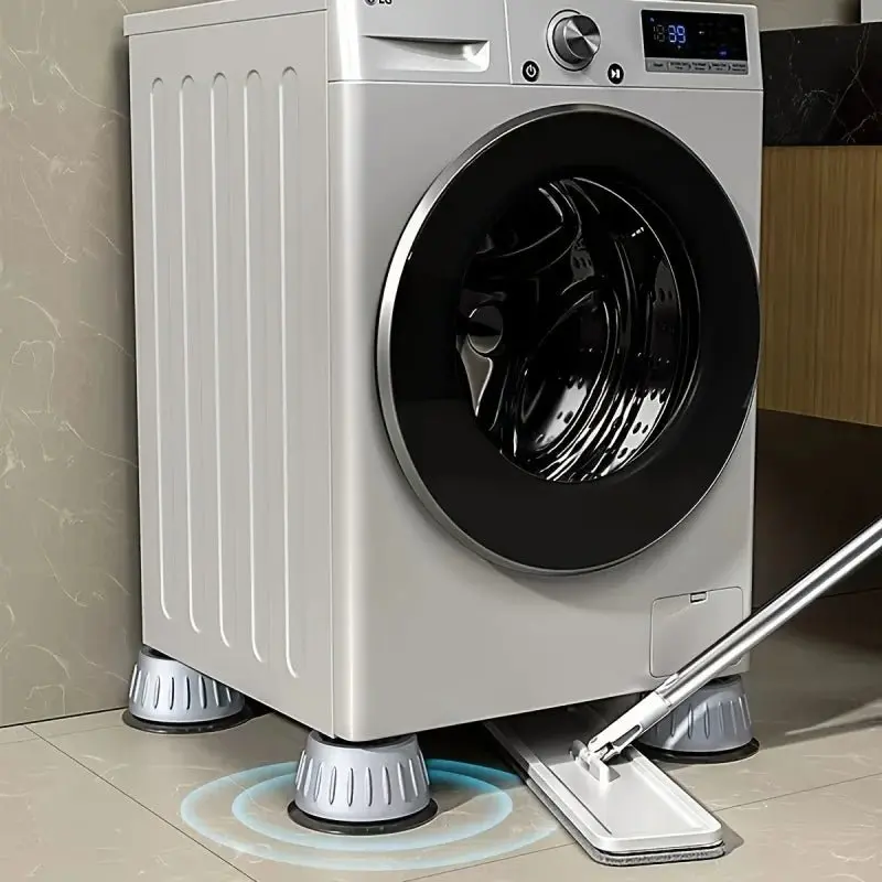 4 pieds anti-vibration pour machine à laver