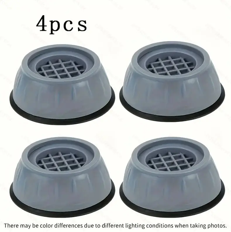 4 pieds anti-vibration pour machine à laver