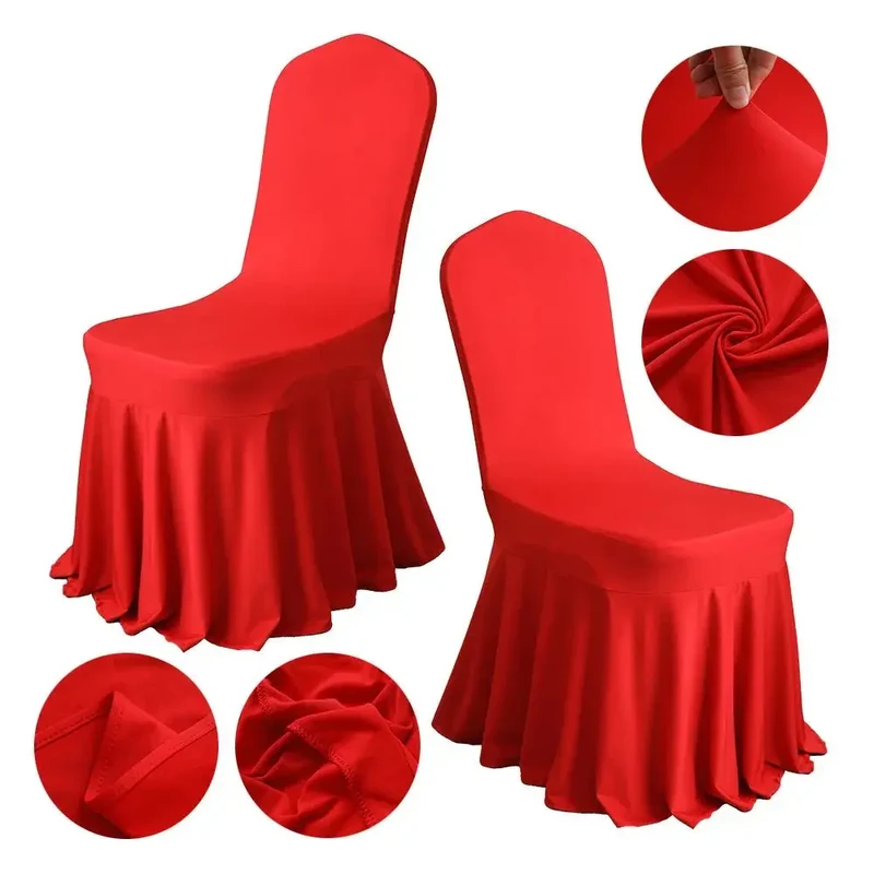 Housse de chaise de mariage, décoration