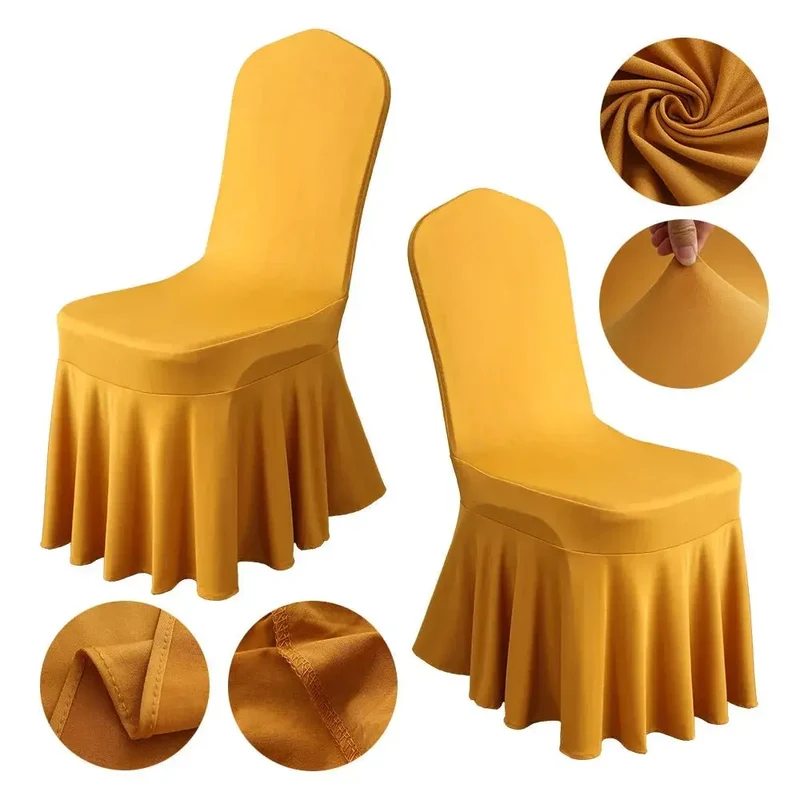 Housse de chaise de mariage, décoration