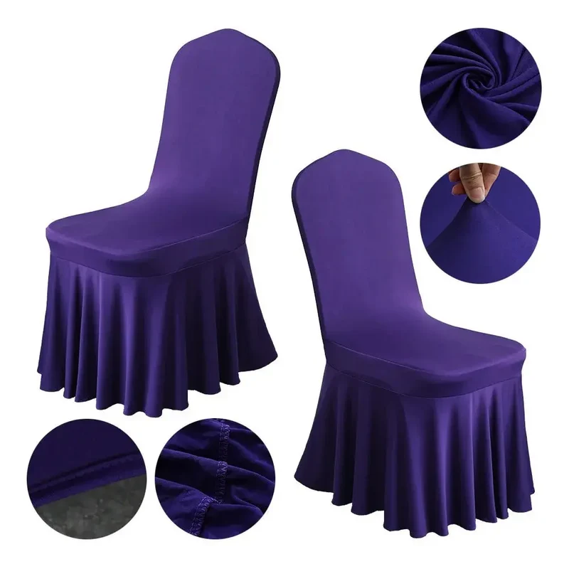 Housse de chaise de mariage, décoration