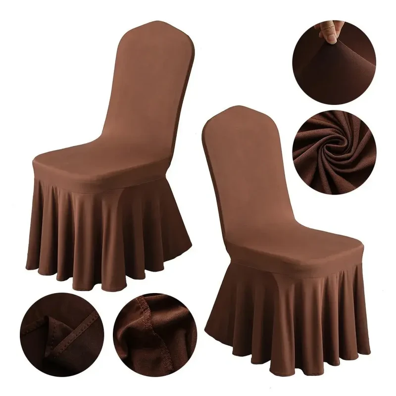 Housse de chaise de mariage, décoration