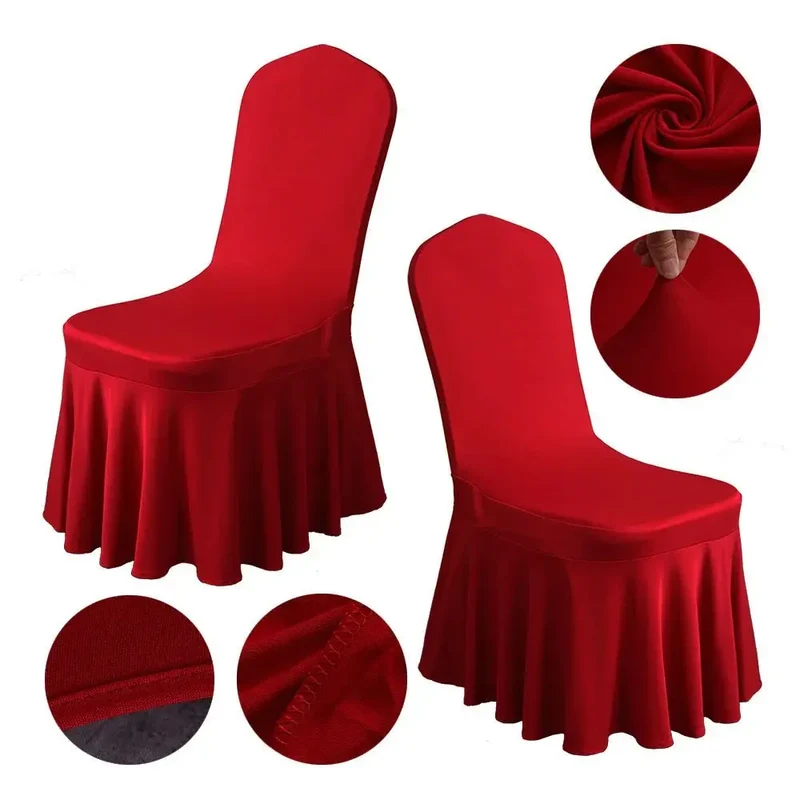 Housse de chaise de mariage, décoration
