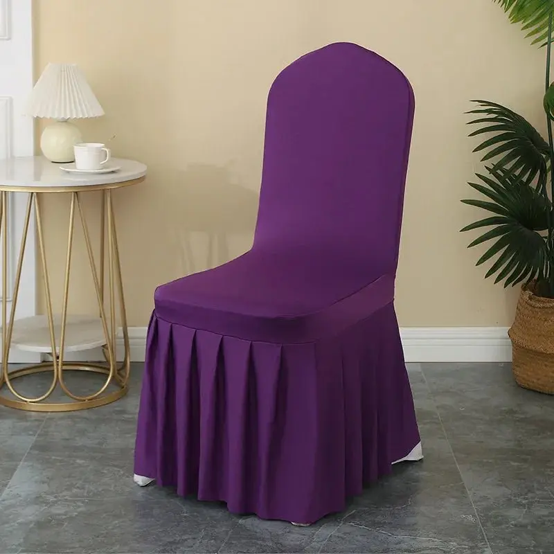 Housse de chaise de mariage, décoration