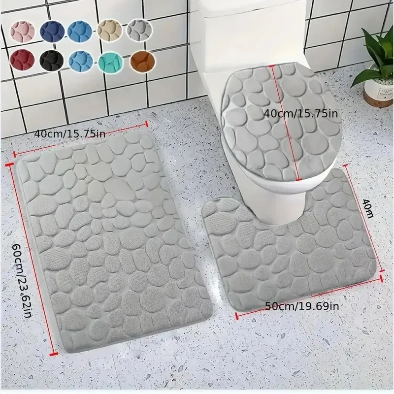 Housse de siège de toilette 3 pièces
