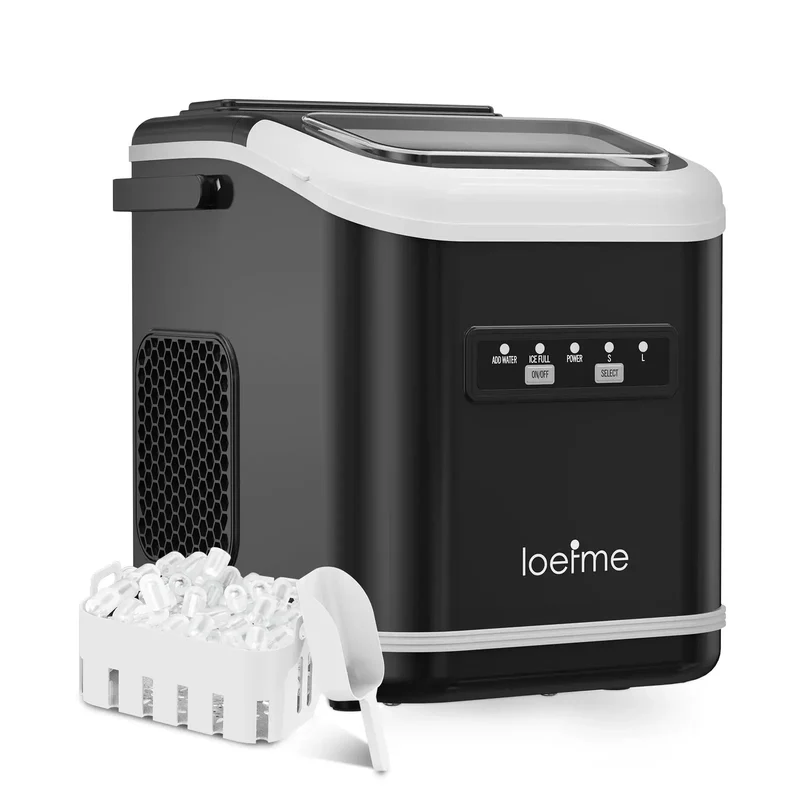 Machine à glaçons portable LOEFME 12 kg/24h