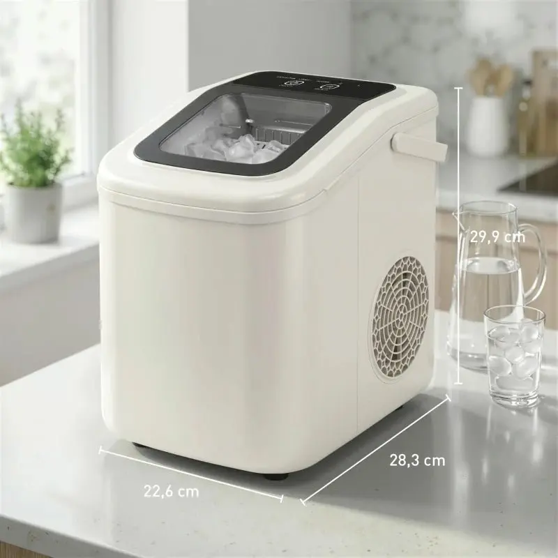 Machine à glaçons autonettoyante 12 kg/24 h