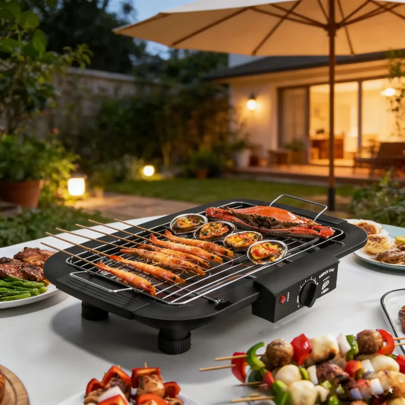 Grill électrique de table d'intérieur