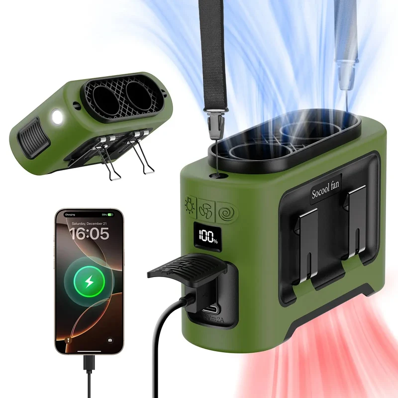 Ventilateur de Taille Portable