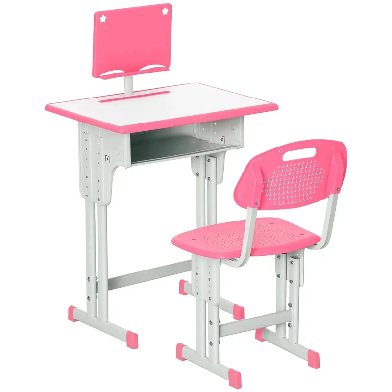Bureau réglable en hauteur et chaise haute