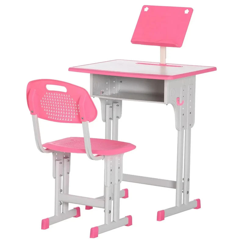 Bureau réglable en hauteur et chaise haute