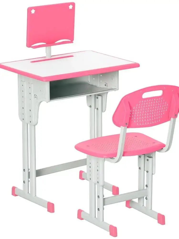 Bureau réglable en hauteur et chaise haute