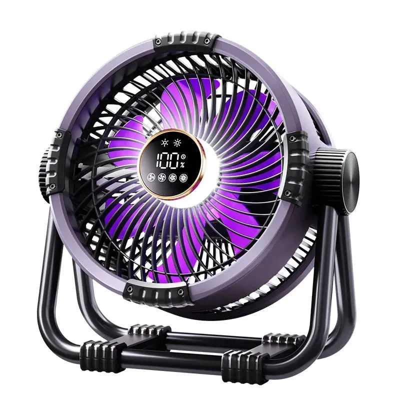 Ventilateur Rechargeable avec lumière led