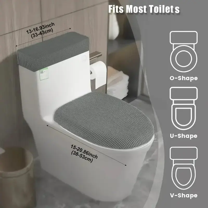 Housse de siège de toilette en polaire