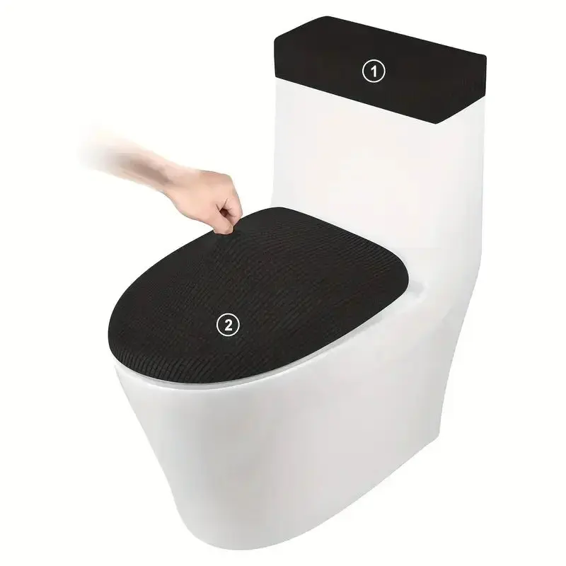 Housse de siège de toilette en polaire