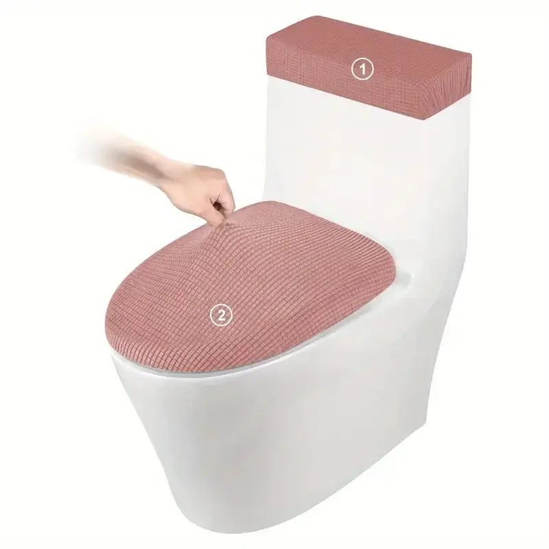 Housse de siège de toilette en polaire