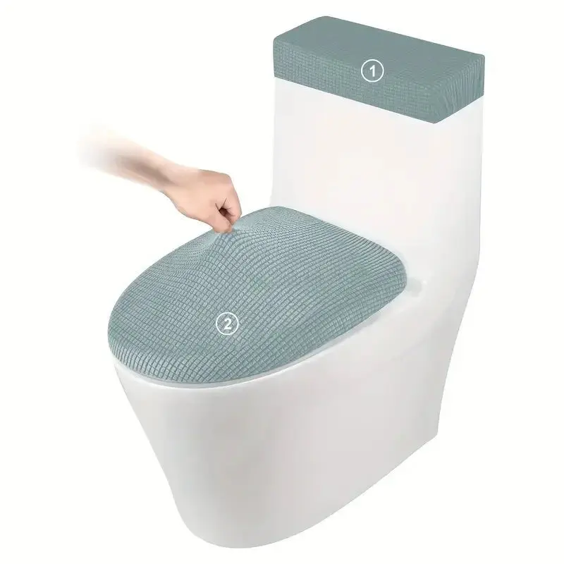 Housse de siège de toilette en polaire