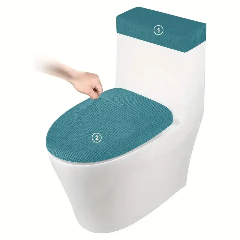 Housse de siège de toilette en polaire