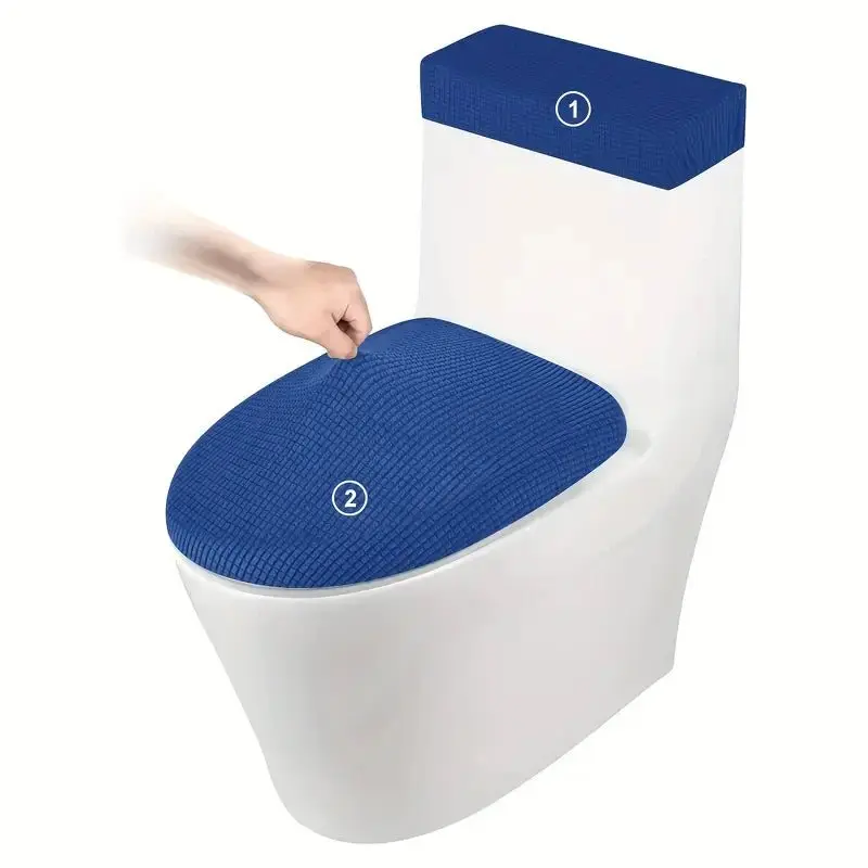 Housse de siège de toilette en polaire