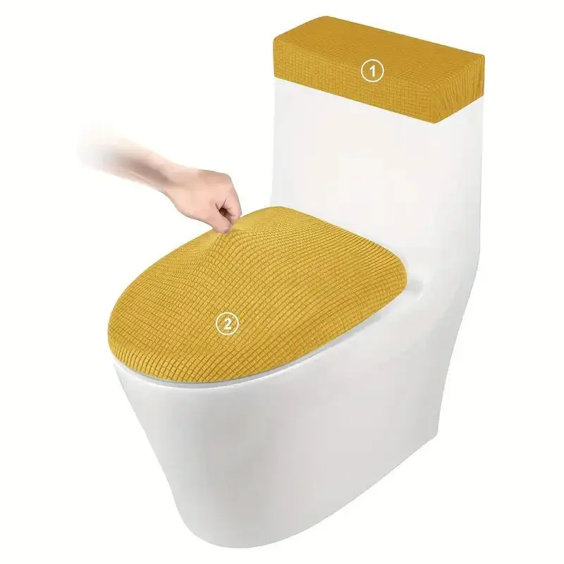 Housse de siège de toilette en polaire