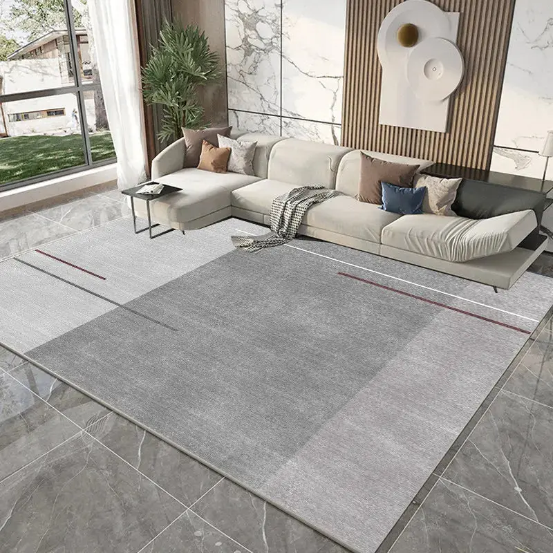 Tapis lavable salon moderne facile à nettoyer