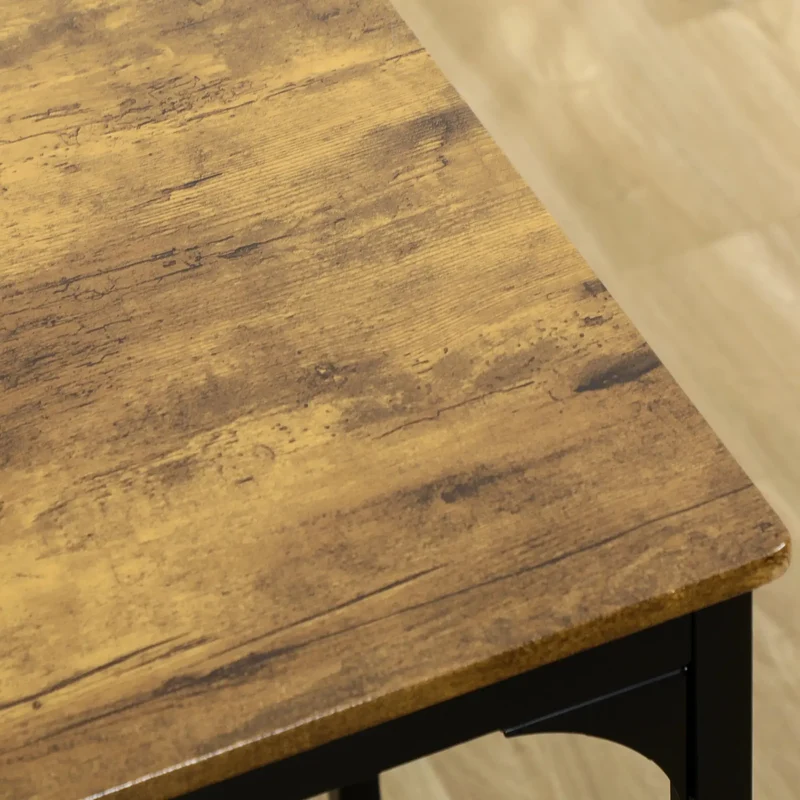 Ensemble table haute et 4 tabourets