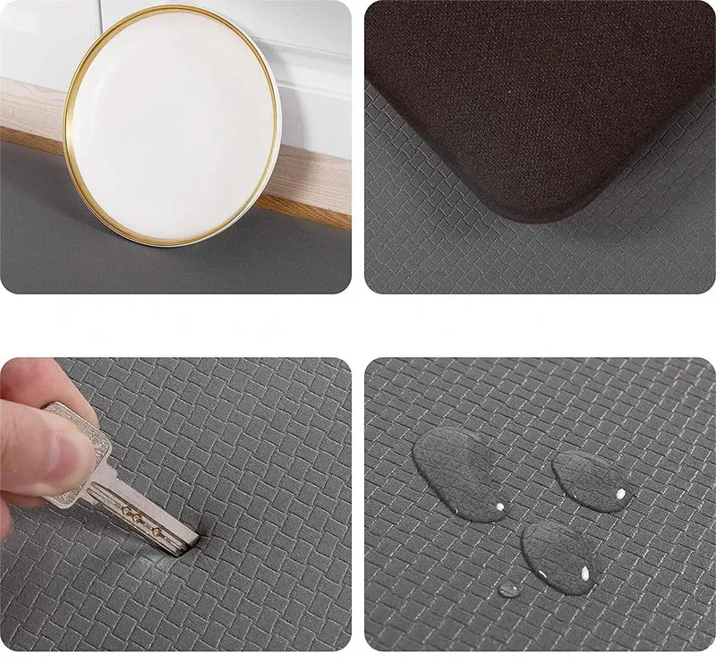Tapis sur pied anti-fatigue confortable