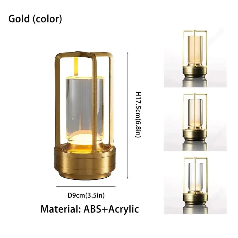 Lampe de Table rechargeable led