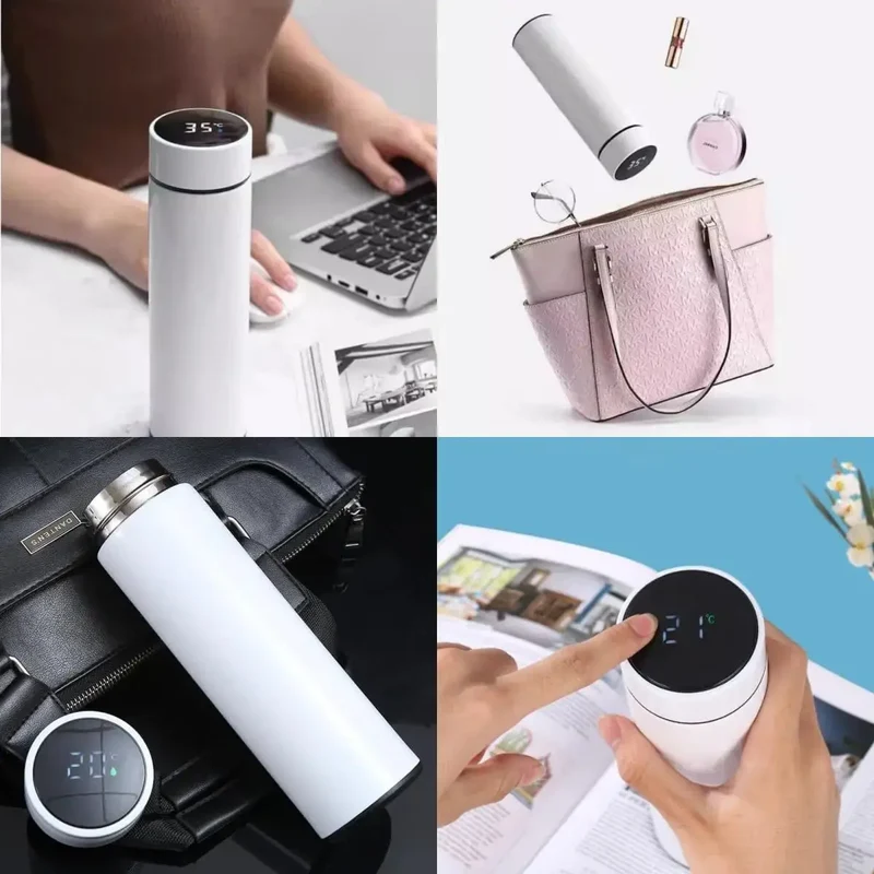 Bouteille Thermos divisée inox LED