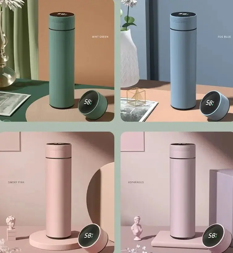 Bouteille Thermos divisée inox LED