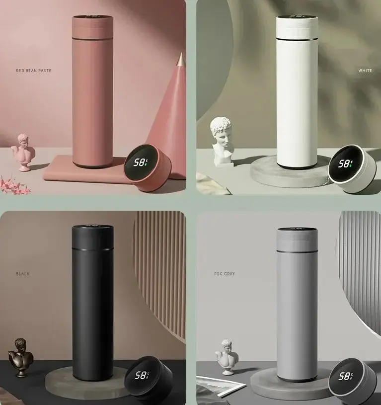 Bouteille Thermos divisée inox LED