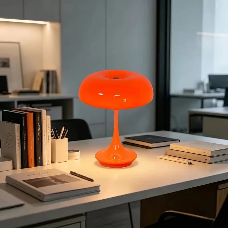 Lampe de table tactile champignon