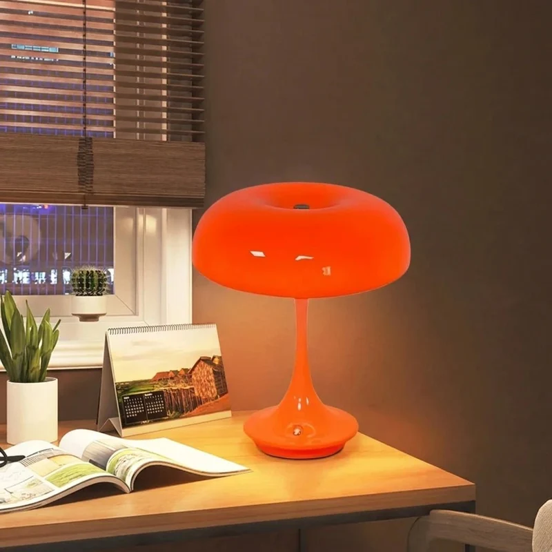 Lampe de table tactile champignon