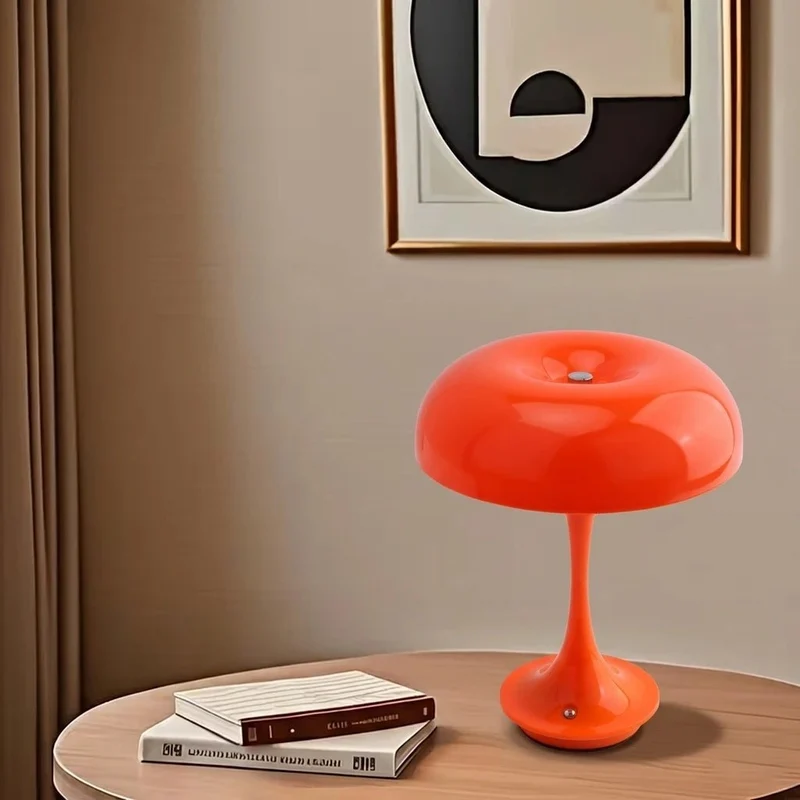 Lampe de table tactile champignon