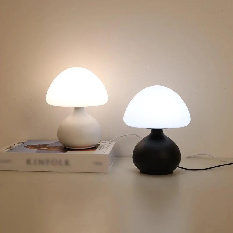 Lampe champignon minimaliste moderne