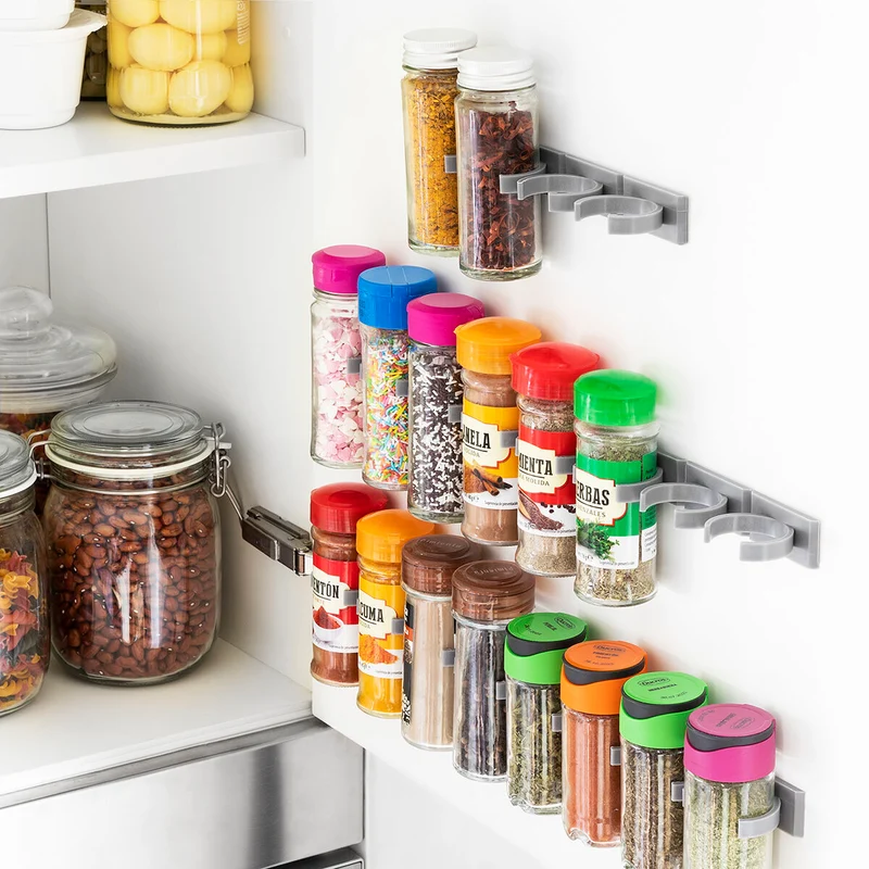 Pack Organizador de Especias Adhesivo y Divisible InnovaGoods (2 unidades)