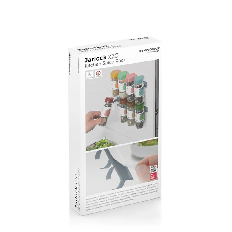 Pack Organizador de Especias Adhesivo y Divisible InnovaGoods (2 unidades)