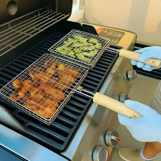 Grille pour barbecue antiadhésif