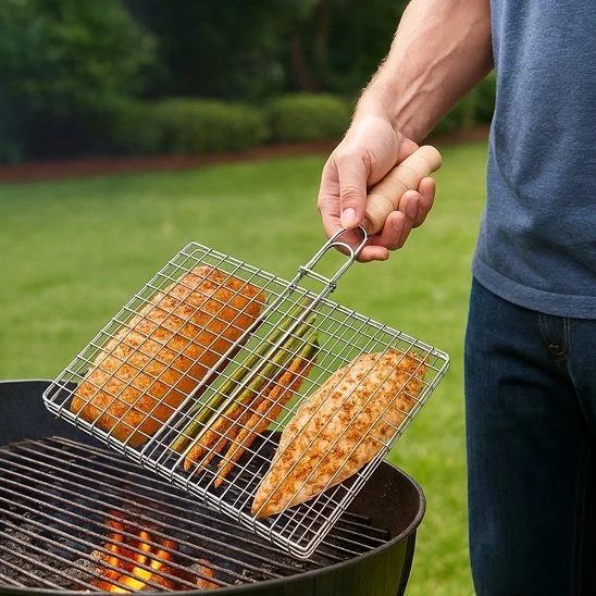 Grille pour barbecue antiadhésif